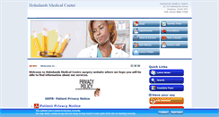 Desktop Screenshot of holmlandsmcwirral.nhs.uk